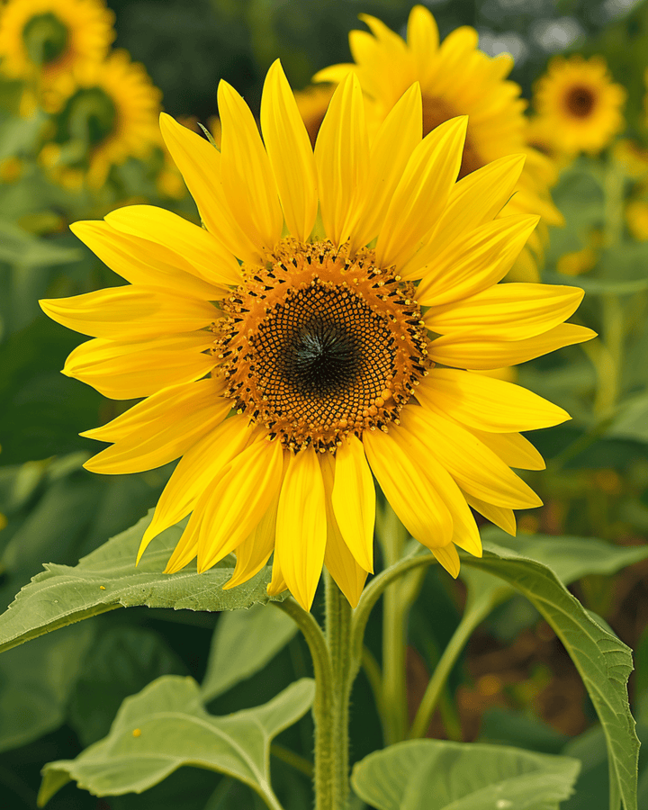 Solros Dwarf Yellow frön (Helianthus annuus) – ettårig blomma