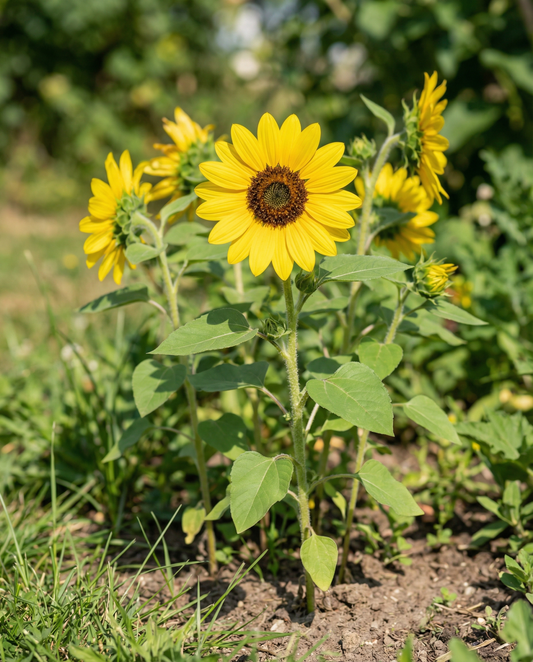 Solros Sunspot (Helianthus annuus) – ettåriga blomsterfrön från SeedsChoice