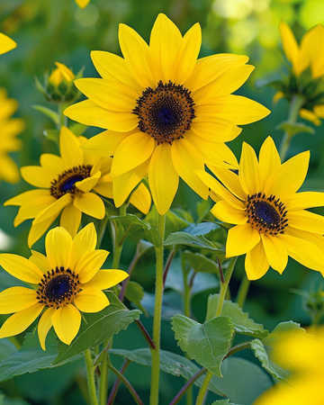 Solrosfrön Stella (Helianthus debilis) – ettårig blomma