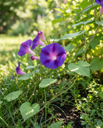 Grandpa Ott Climber Purple (Ipomoea purpurea) – ettåriga klätterfrön från SeedsChoice