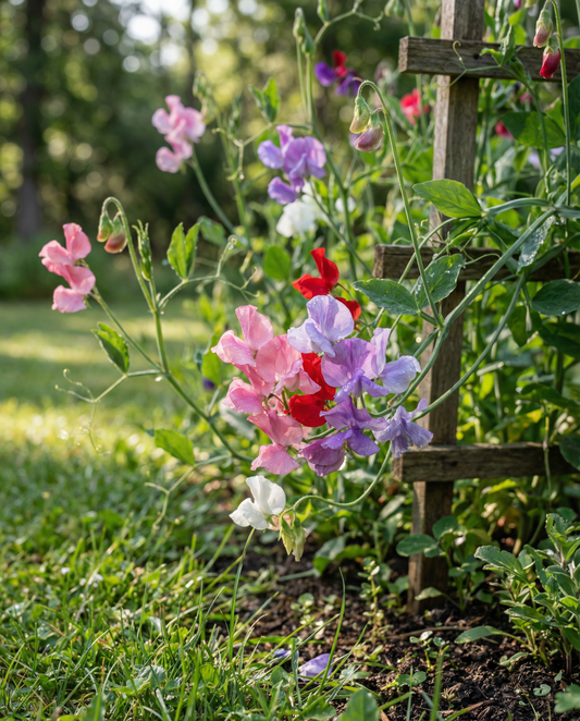 Luktärt Royal Family Mixed (Lathyrus odoratus) – frön för ettårig blomma från SeedsChoice