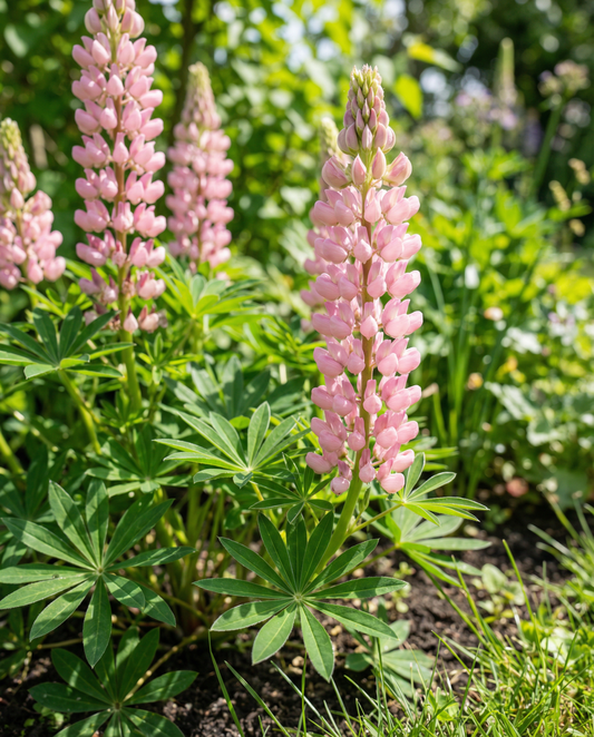Lupin Pink Fairy (Lupinus elegans) – ettåriga blomsterfrön från SeedsChoice