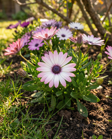Afrikansk prästkrage Akila (Osteospermum ecklonis) – frön med blandade annueller från SeedsChoice