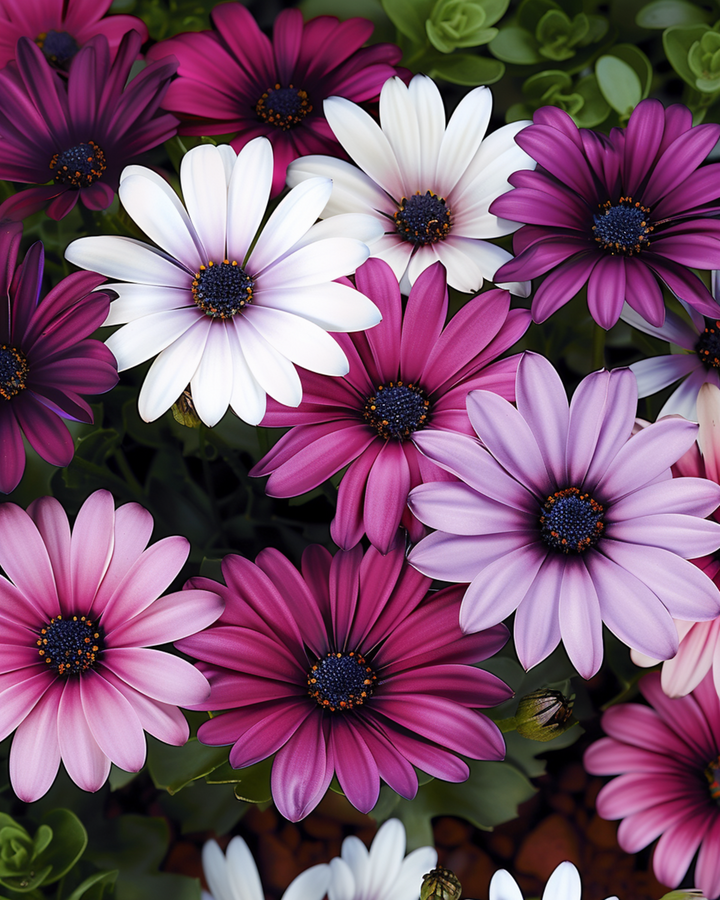 Afrikas tusensköna Akila frön (Osteospermum ecklonis) – ettårig blandning