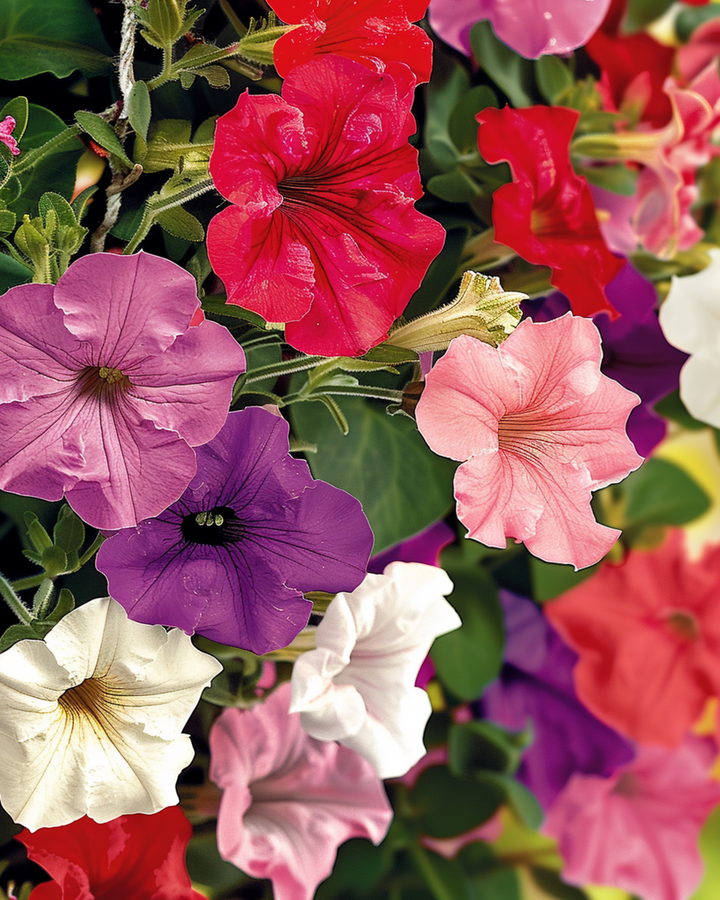 Mixed Colors-frön (Petunia pendula) – ettårigt mix