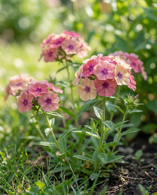 Cherry Caramel (Phlox drummondii) – ettåriga blomsterfrön från SeedsChoice