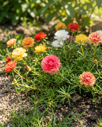 Double Mixed (Portulaca grandiflora) – ettåriga blomsterfrön från SeedsChoice