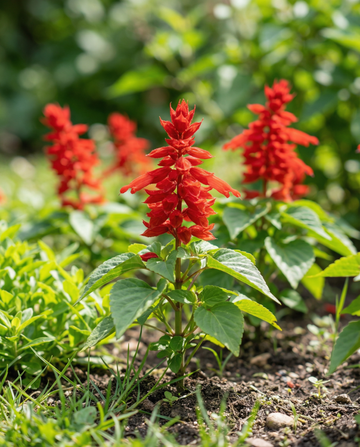 St. John's Fire (Salvia splendens) – ettåriga blomsterfrön från SeedsChoice