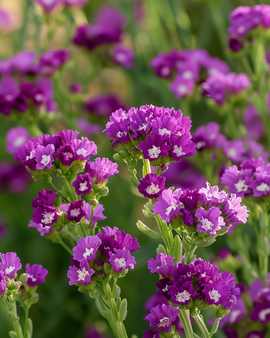 Strandlavendel frön Purple Attraction Limonium sinuatum ettårig blomma
