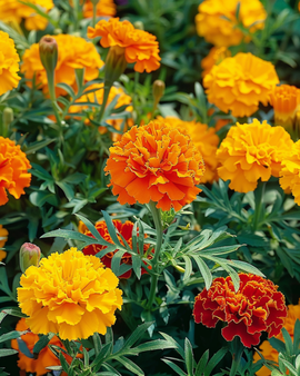 Franska ringblomma frön Bonita Tagetes patula – ettårig blomma