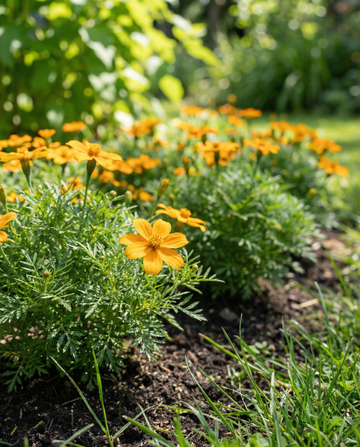 Fransk sammetsblomma Starfire 35 cm (Tagetes tenuifolia) – ettåriga blomsterfrön från SeedsChoice