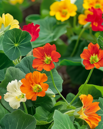 Krasse Tom Thumb frön (Tropaeolum majus) – ettårig blandning