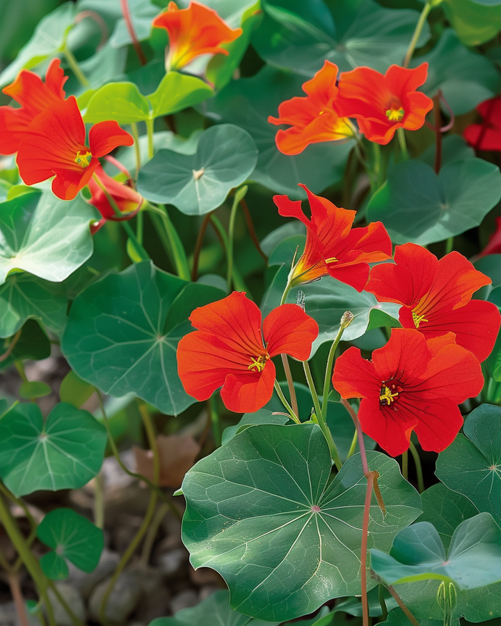 Krasse Empress Of India frön (Tropaeolum majus) – ettårig