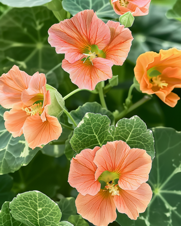 Krasse Alaska Salmon frön (Tropaeolum majus) – ettårig