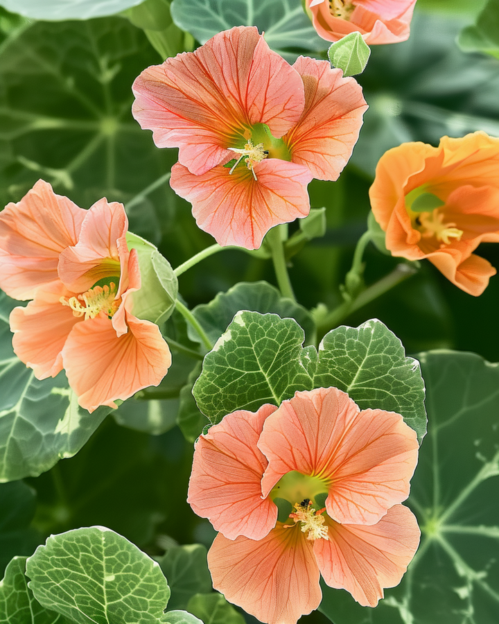 Krasse Alaska Salmon frön (Tropaeolum majus) – ettårig