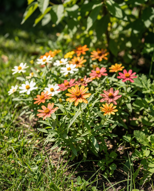 Star Starbright (Zinnia angustifolia) – frön för ettårig blandning från SeedsChoice