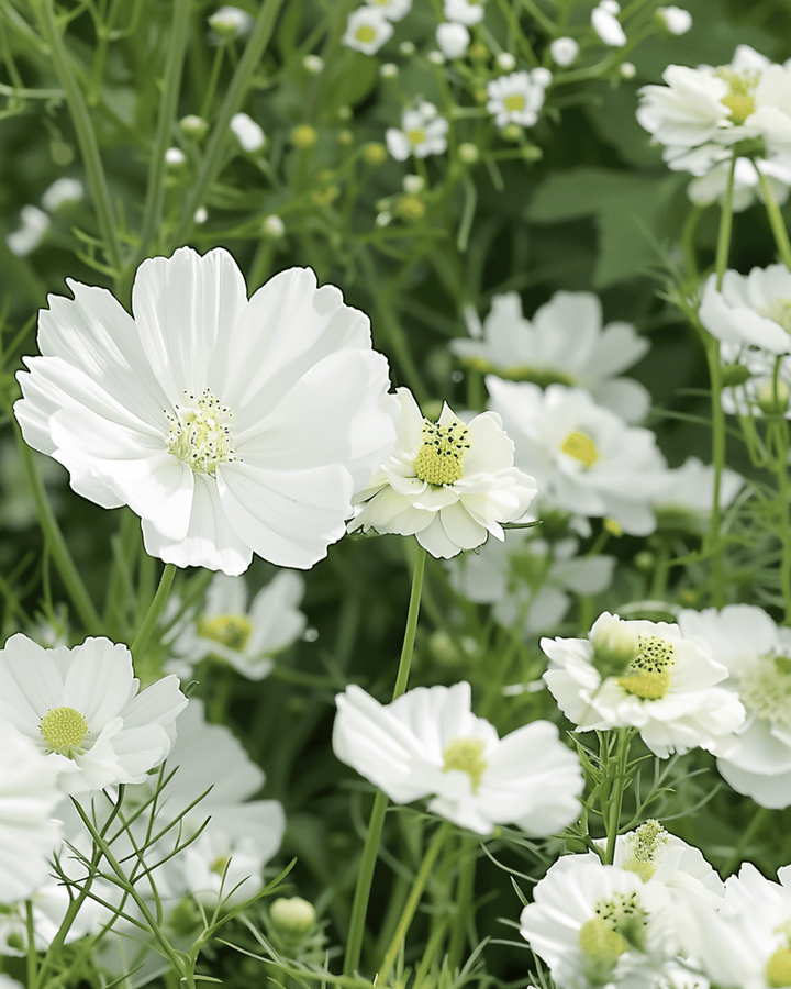 White Summer Mix Blend frön – ettårig blomma