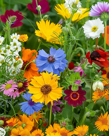 Edible Mix för full sol 40 80 cm frön – ettåriga blommor