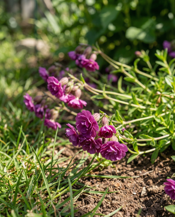 Nicklande glim Sibella Carmine (Silene pendula) – ettåriga frön från SeedsChoice