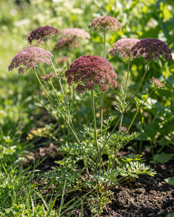 Röd prydnadsmorot Dara (Daucus carota) – tvååriga grönsaksfrön från SeedsChoice
