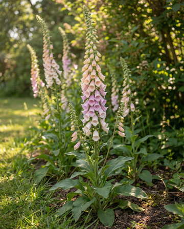 Mixed Colors Ornamental (Digitalis purpurea) – tvååriga blomsterfrön från SeedsChoice