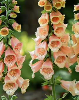 Digitalis Dalmatian frön persika tvåårig Digitalis Dalmatian F1
