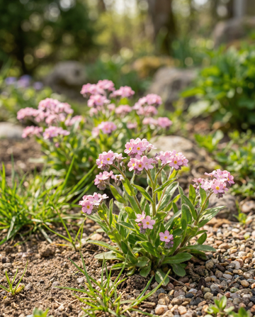 Förgätmigej Victoria Pink (Myosotis alpestris) – tvååriga blomsterfrön från SeedsChoice