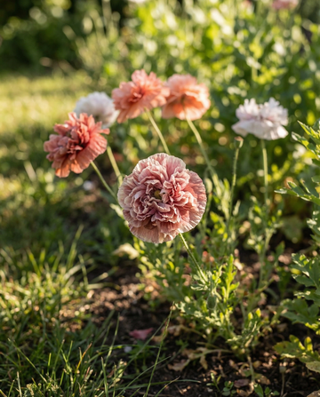 Vallmo Flemish Antique Mix frön – tvåårig blomma