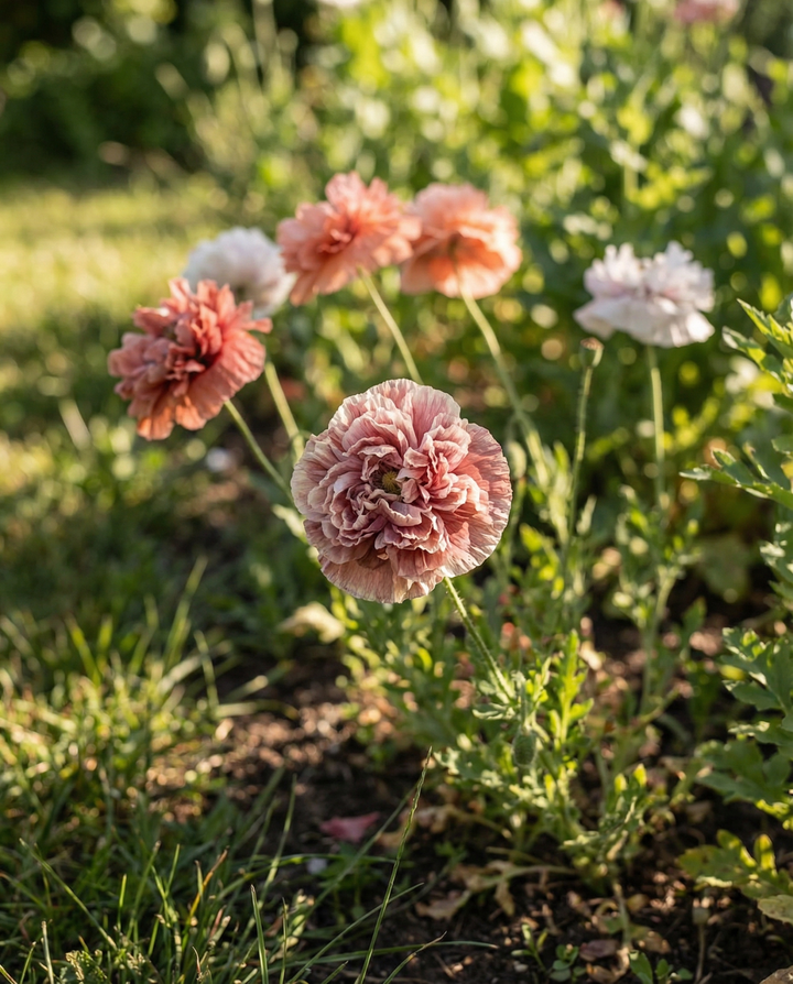 Vallmo Flemish Antique Mix frön – tvåårig blomma