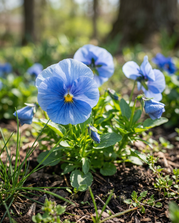 Pensé Ullwater (Viola wittrockiana) – frön till tvååriga blommor från SeedsChoice