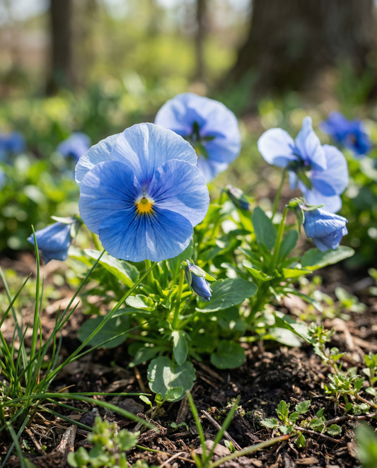 Pensé Ullwater (Viola wittrockiana) – frön till tvååriga blommor från SeedsChoice