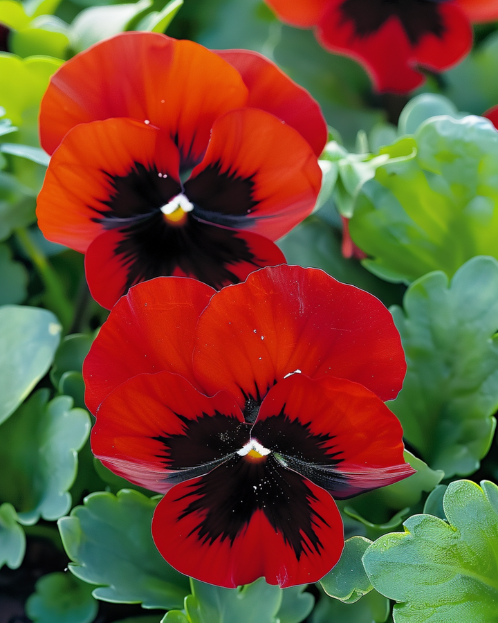 Pensé Alpenglow frön (Viola wittrockiana) – tvåårig blomma