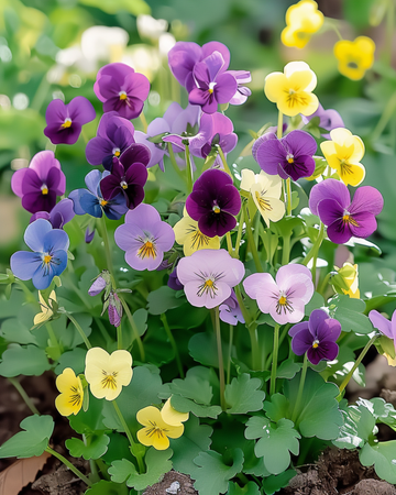 Bambini Mixed-frön (Viola cornuta) – tvåårig blomma