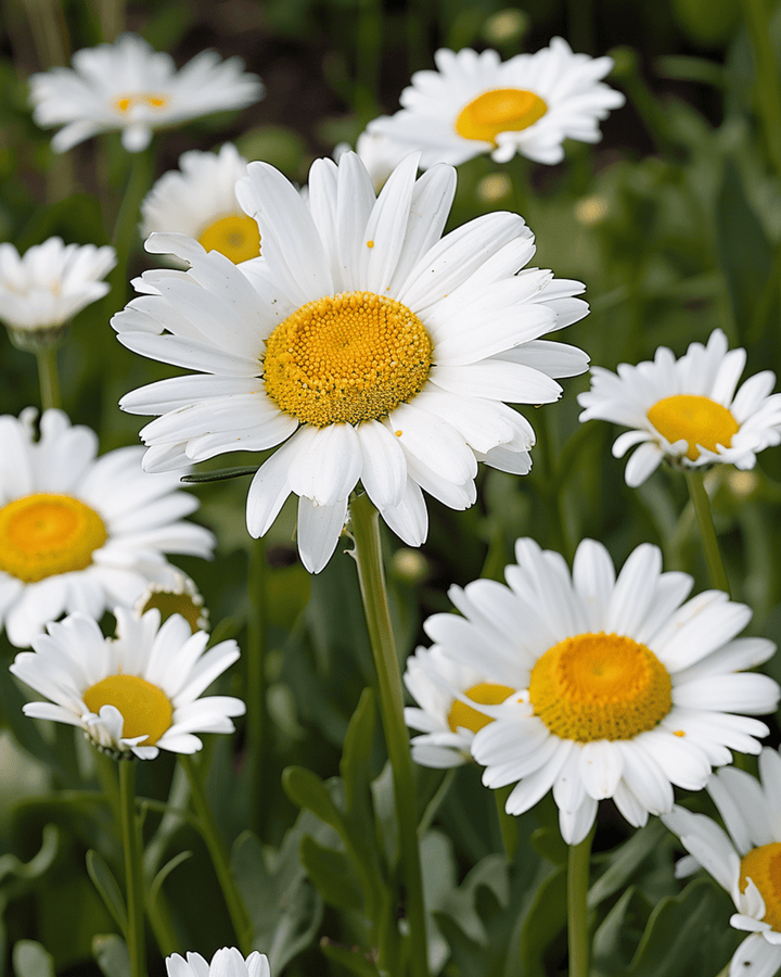 Shasta Daisy May Queen frön (Leucanthemum × superbum) – flerårig