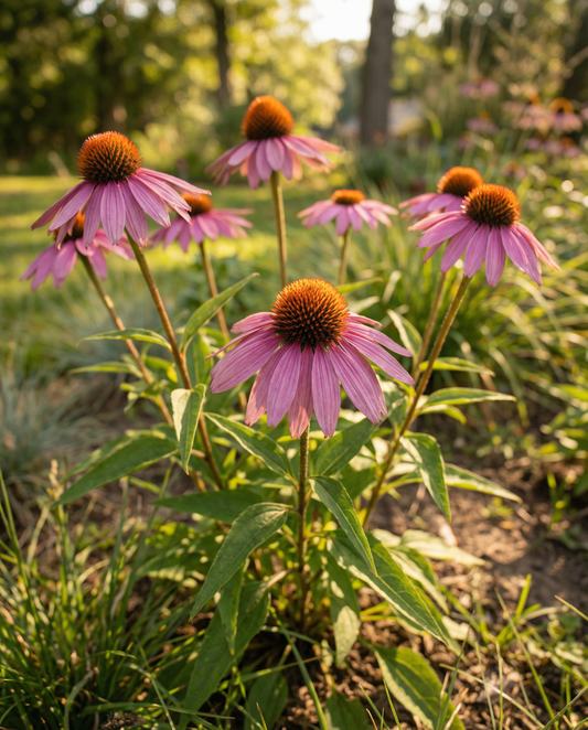 Röd solhatt (Echinacea purpurea) – frön för flerårig blomma från SeedsChoice