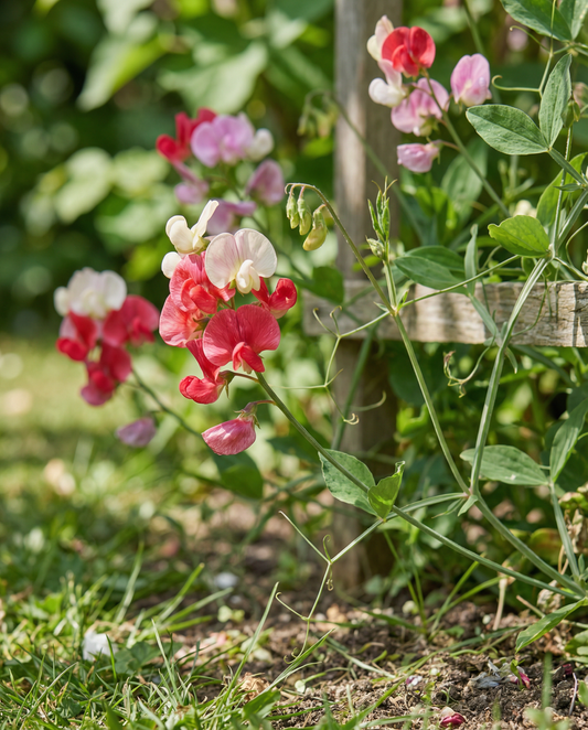 Luktärt Mix (Lathyrus latifolius) – fleråriga blomsterfrön från SeedsChoice