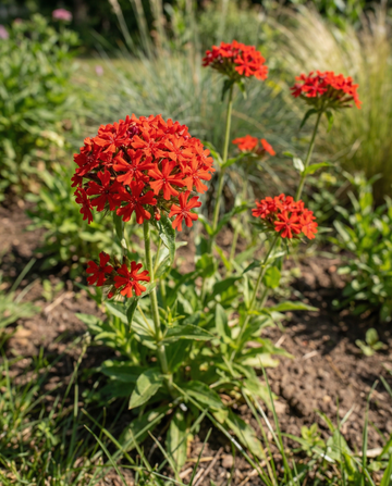 Lychnis-frön Lychnis Chalcedonica flerårig blomma (Lychnis chalcedonica) – fleråriga blomsterfrön från Se…