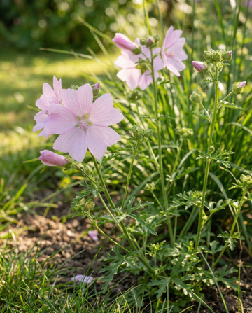 Myskmalva (Malva moschata) – fleråriga blomsterfrön från SeedsChoice