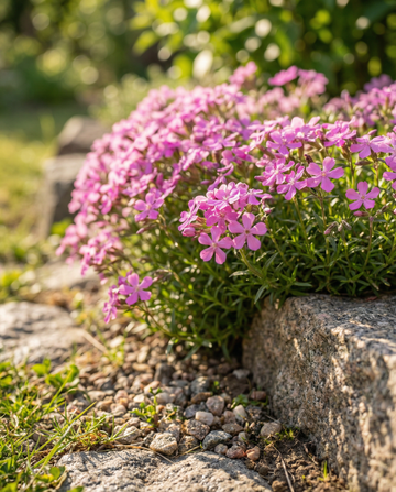 Klippsåpnejlika (Saponaria ocymoides) – fleråriga blomsterfrön från SeedsChoice