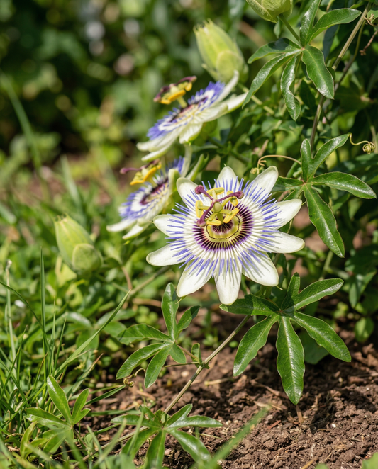 Passionsblomma klätterväxt (Passiflora caerulea) – frön för flerårig klätterväxt från SeedsChoice
