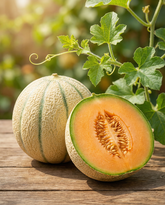 Ananasmеlon Sweet Ananas (Cucumis melo) – ettåriga grönsaksfrön från SeedsChoice