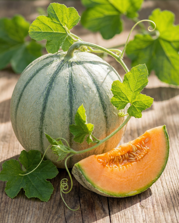 Charentais-melon (Cucumis melo) – ettåriga grönsaksfrön från SeedsChoice