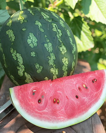 Minivattmelon Tigrimini F1 frön (Citrullus lanatus) – ettårig grönsak