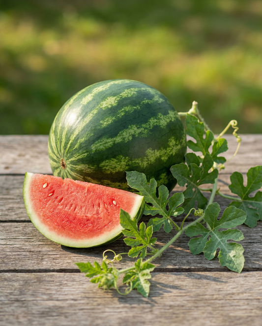 Minivattmelon Tigrimini F1 (Citrullus lanatus) – ettåriga grönsaksfrön från SeedsChoice