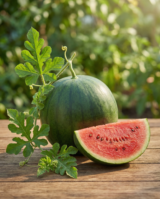 Vattenmelon Sugar Baby (Citrullus lanatus) – ettåriga grönsaksfrön från SeedsChoice
