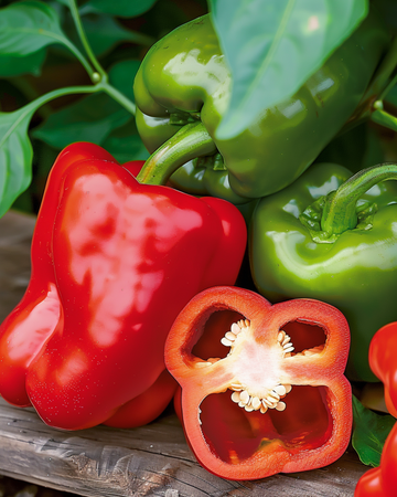 Paprika Yolo Wonder frön (Capsicum annuum) – ettårig grönsak