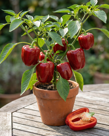 Sötpeppar Redskin F1 (Capsicum annuum) – frön till ettårig grönsak från SeedsChoice