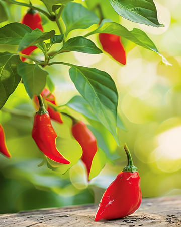 Paprika Biquinho frön (Capsicum chinense) – ettårig grönsak