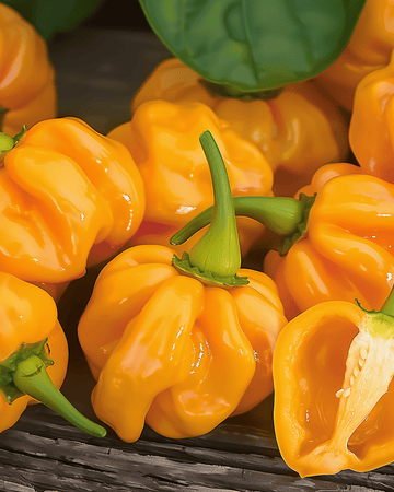 Habanero Pepper Orange frön (Capsicum chinense) – ettårig grönsak