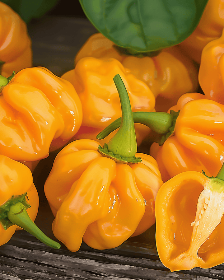 Habanero Pepper Orange frön (Capsicum chinense) – ettårig grönsak